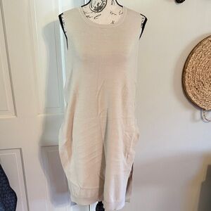 MER SEA Anywhere Knit Light Tunic Sand Sweater S/M